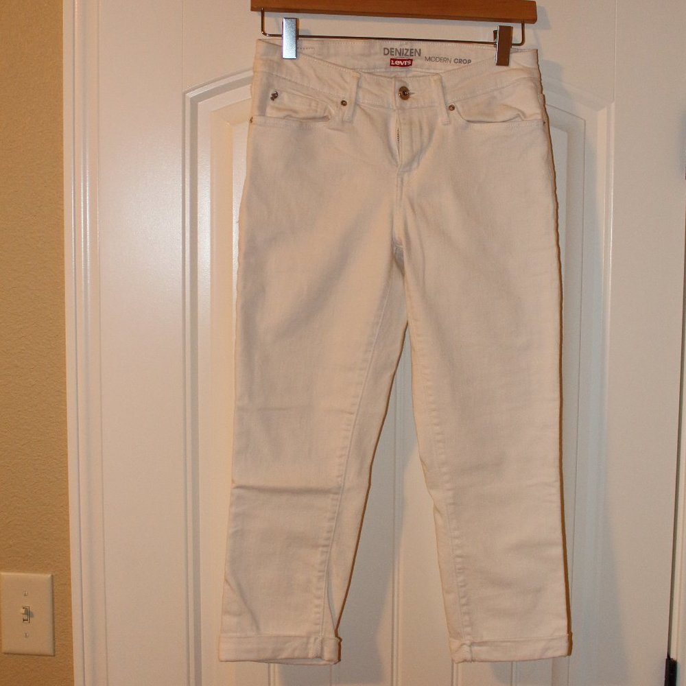 Denizen Modern Crop Skinny Fit Jeans - Sz 4